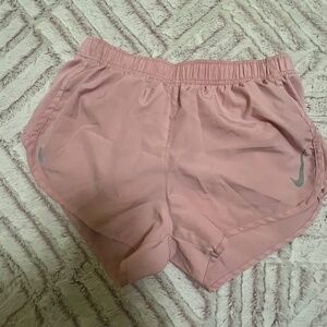 Nike Women's Dri-Fit Running Shorts in Pink Size Medium